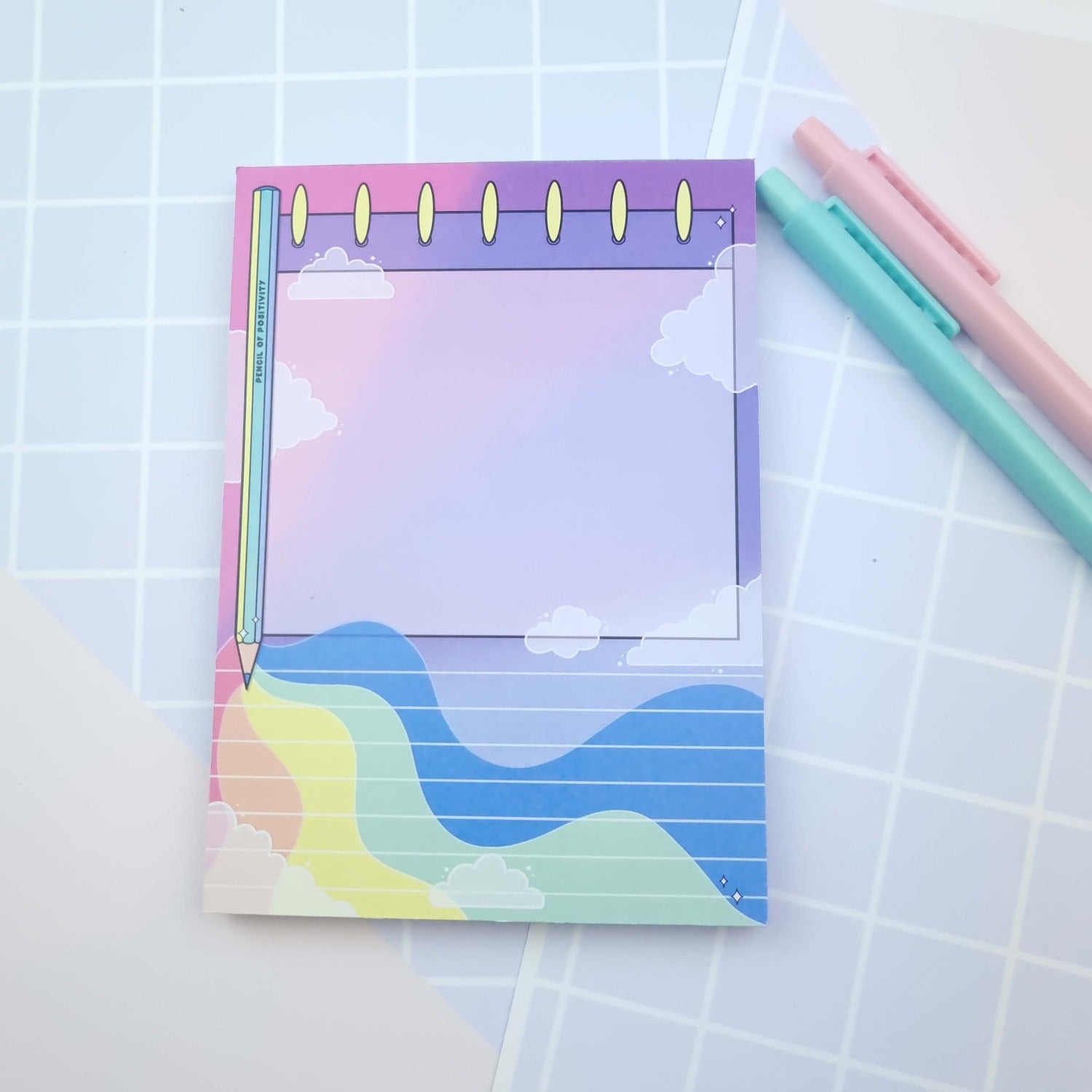 rainbow A6 notepad