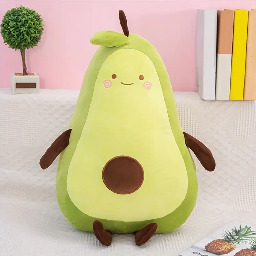 Avocado Huggable Plush Toy - Children Comfort Aprox35cm