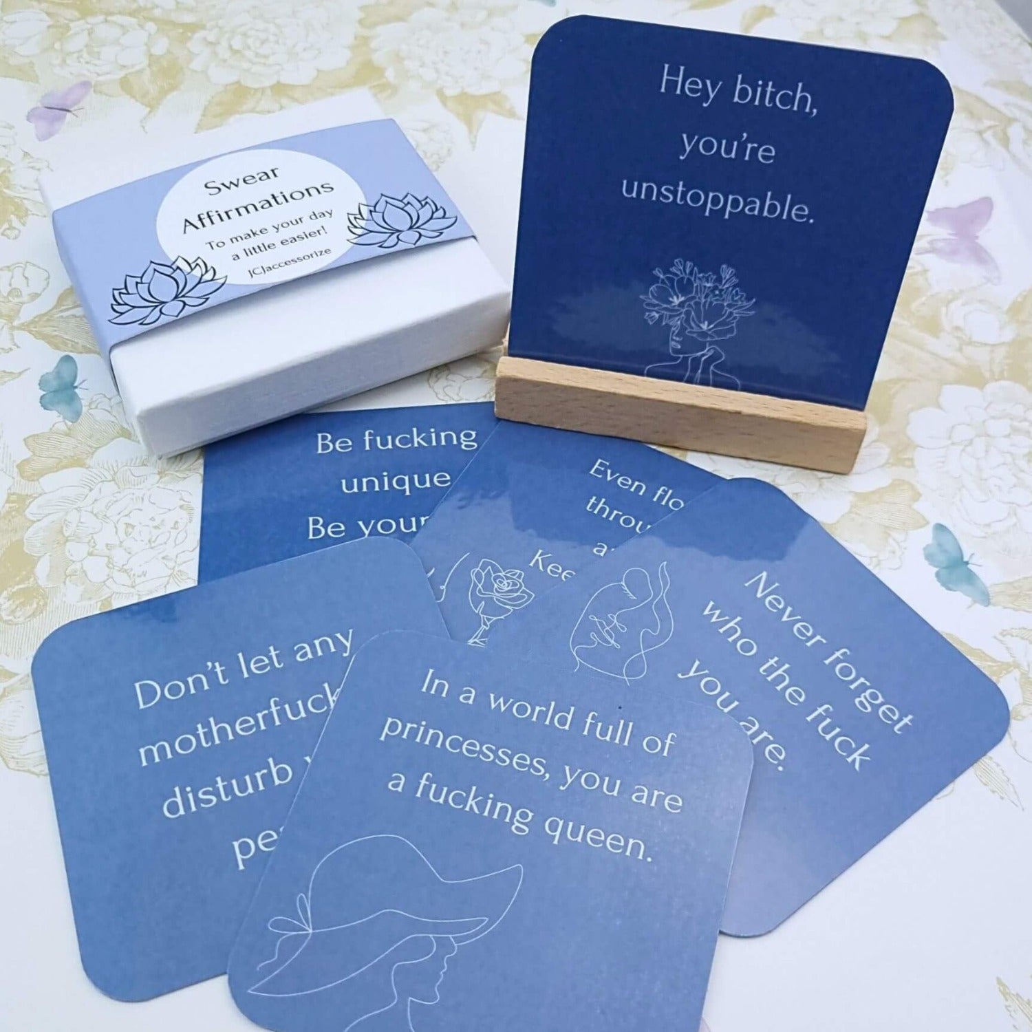 swear affirmation cards for adults