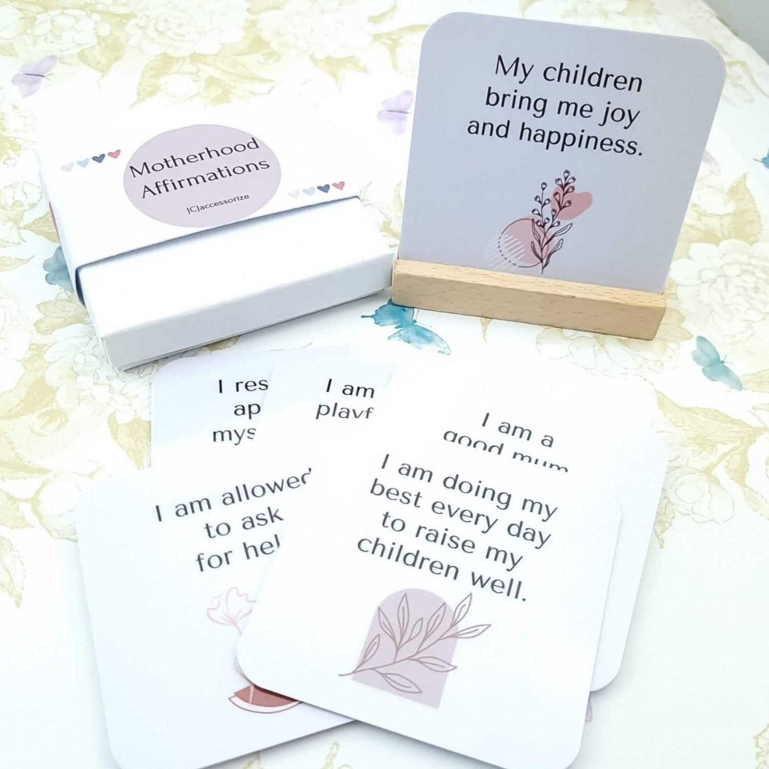 Motherhood affirmation cards