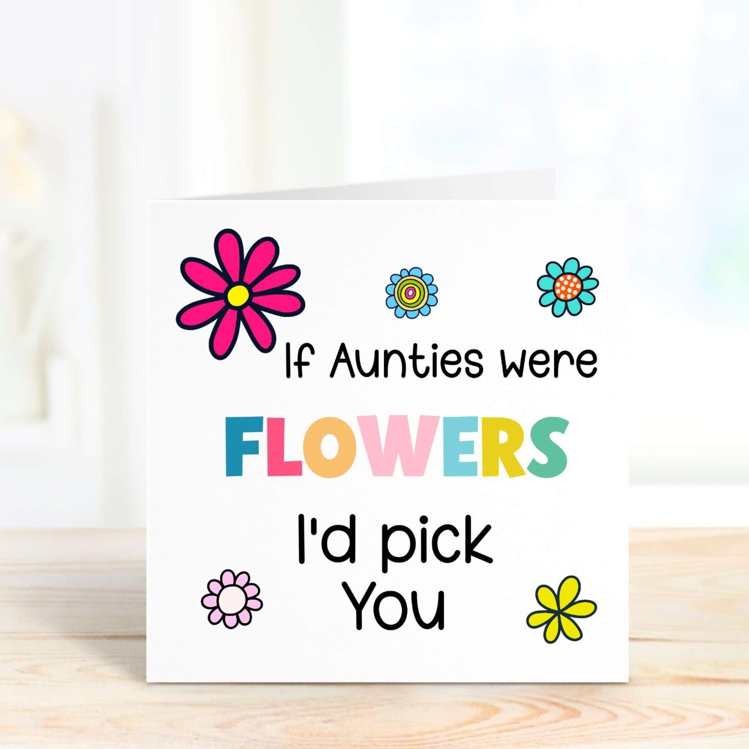 personalised card for auntie