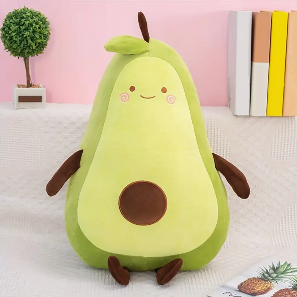 cute avocado huggable toy