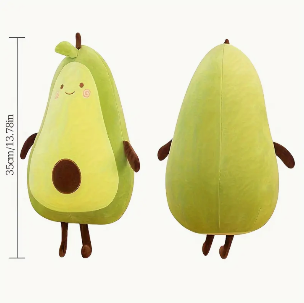 avocado huggable toy