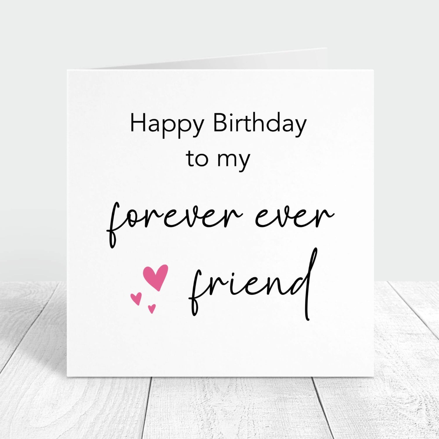 forever ever friend birthday card