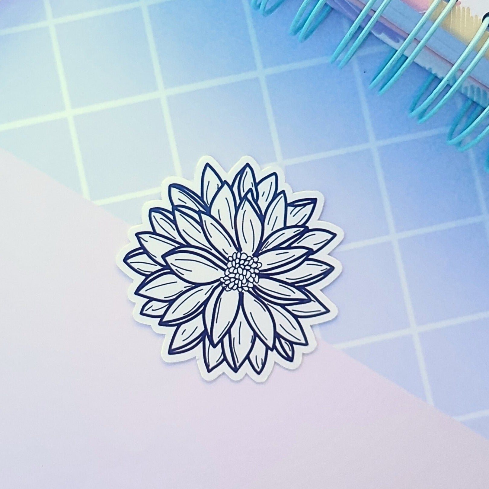 daisy flower vinyl sticker