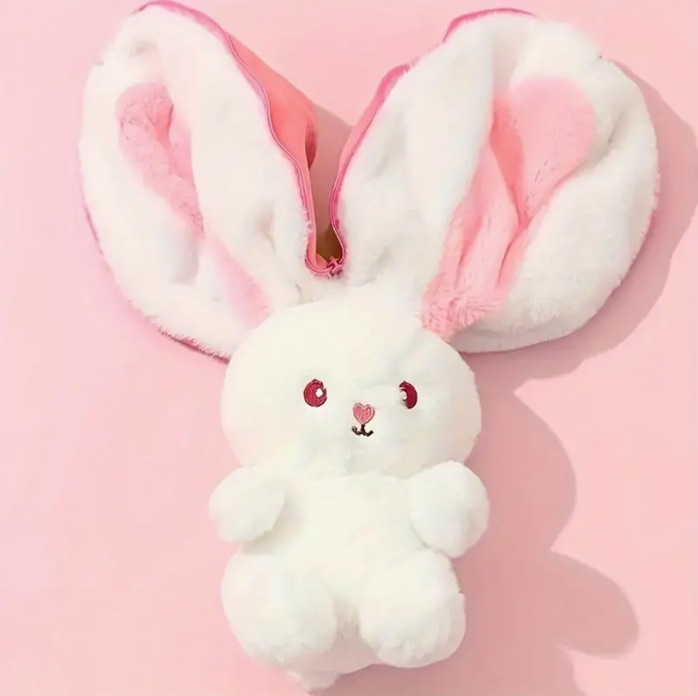 bunny and strawberry plush toy