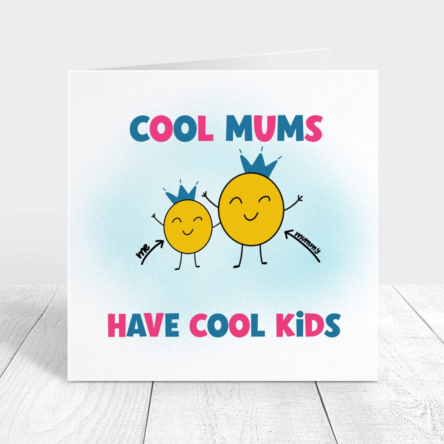 cool mums have cool kids personalised card