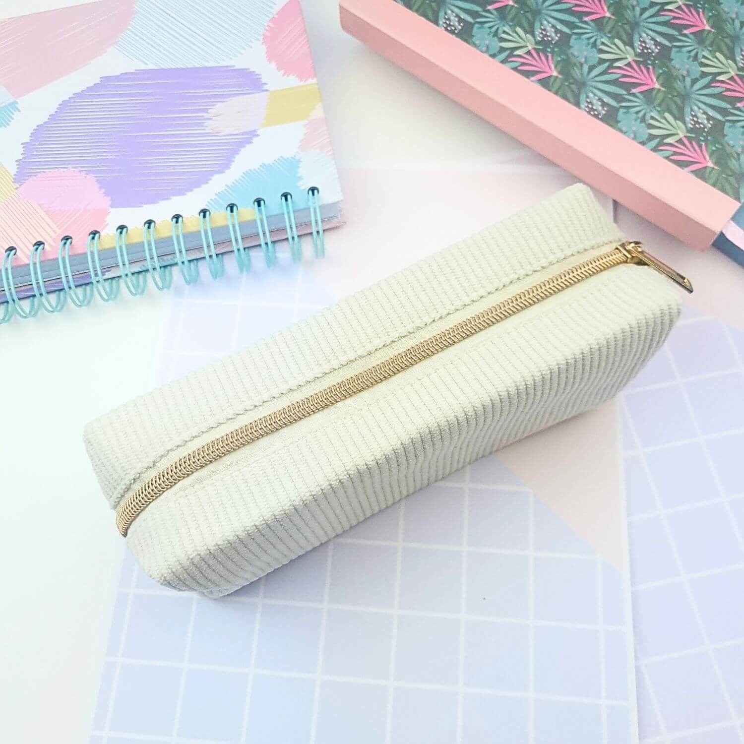 corduroy pencil case