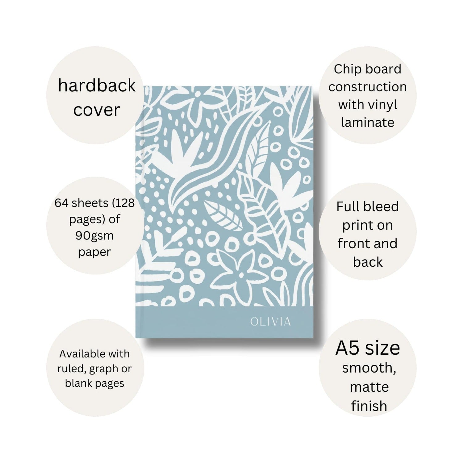 features of hardcover notebook