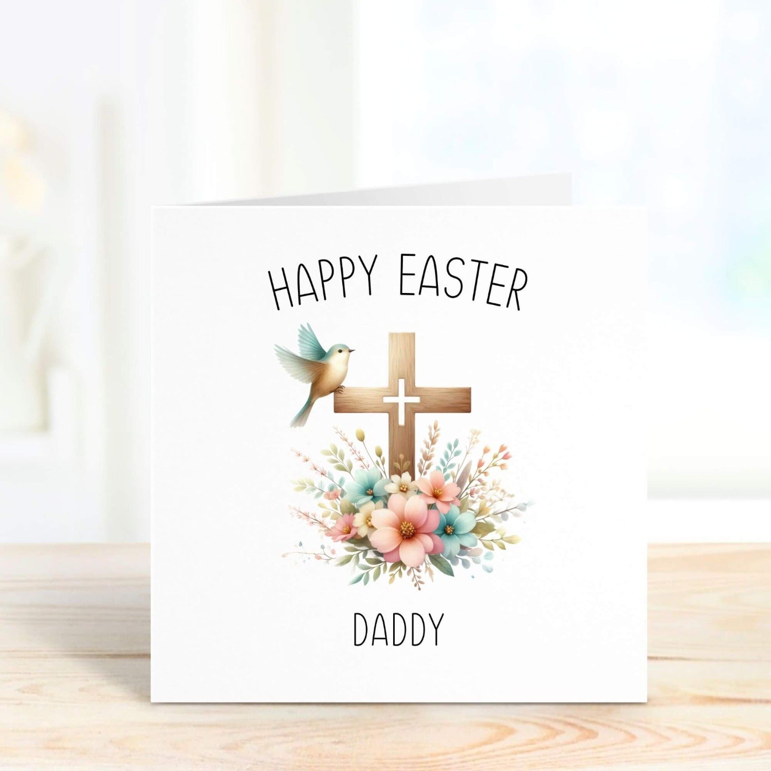 happy easter daddy personalised card