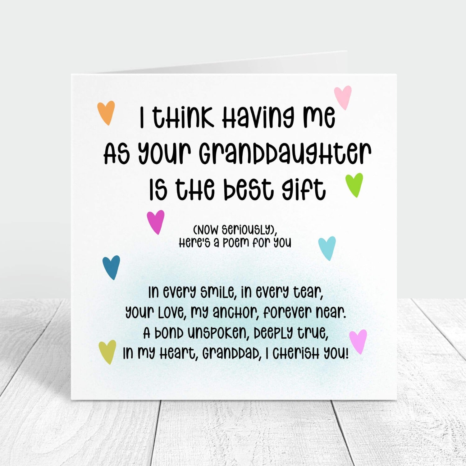 personalised granddad birthday card