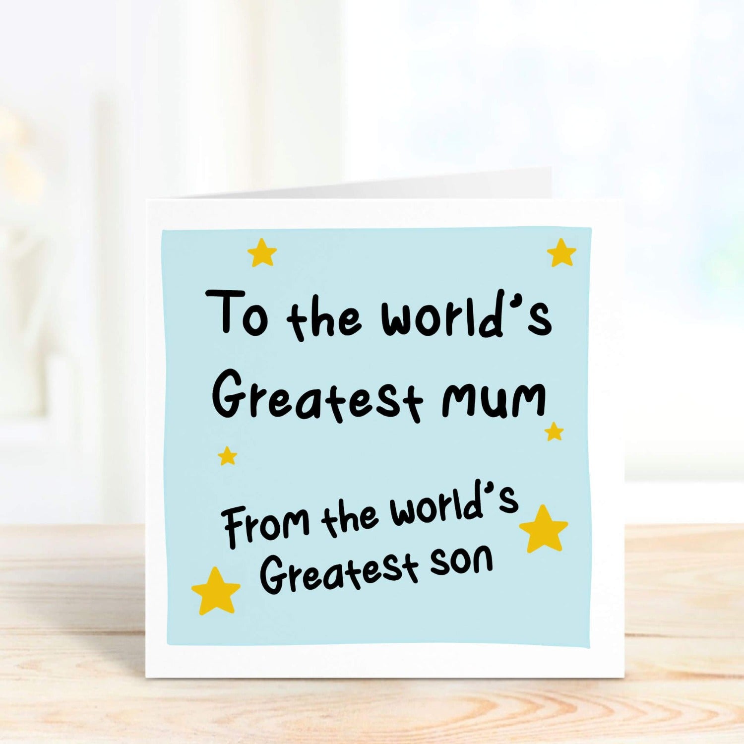 funny personalised card for mum