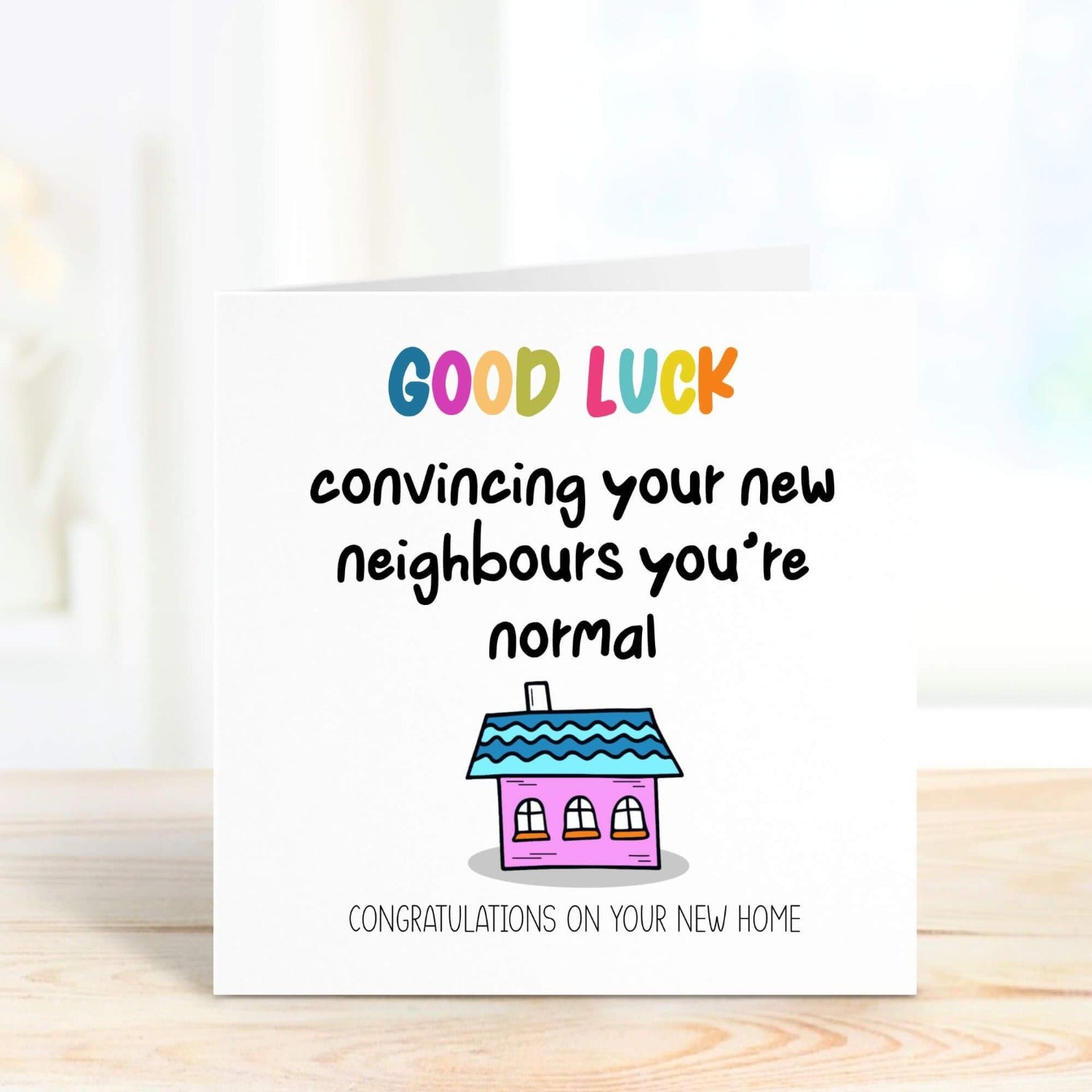 congratulations on your new home funny card