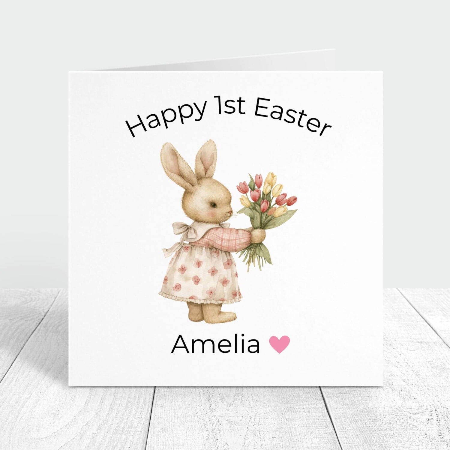 Happy 1st easter personalised card