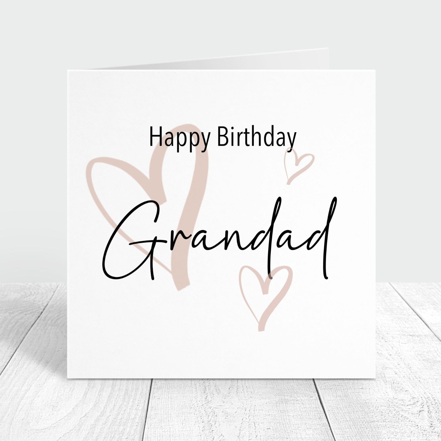 happy birthday grandad personalised card