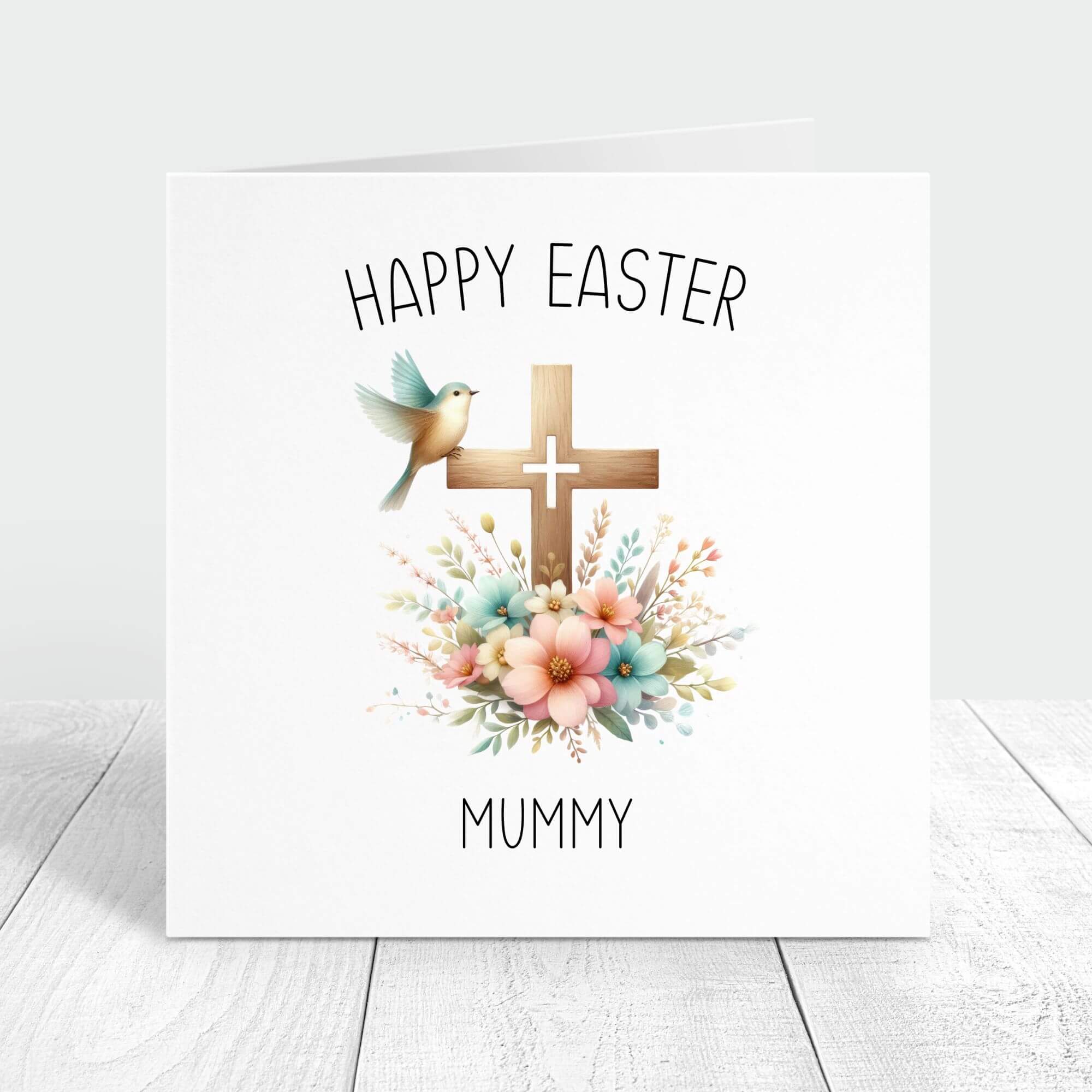 happy easter mummy personalised card