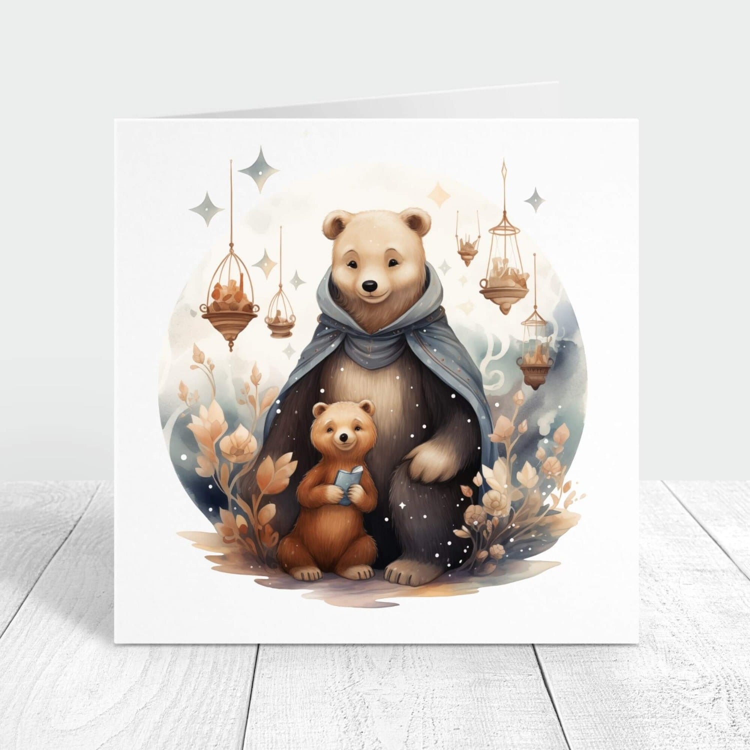 Mama bear personalised card for mum