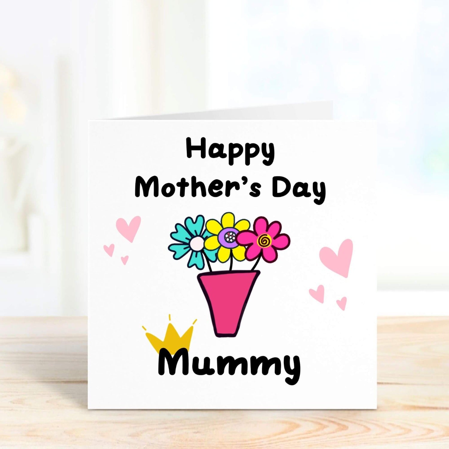 personalised happy mother's day card