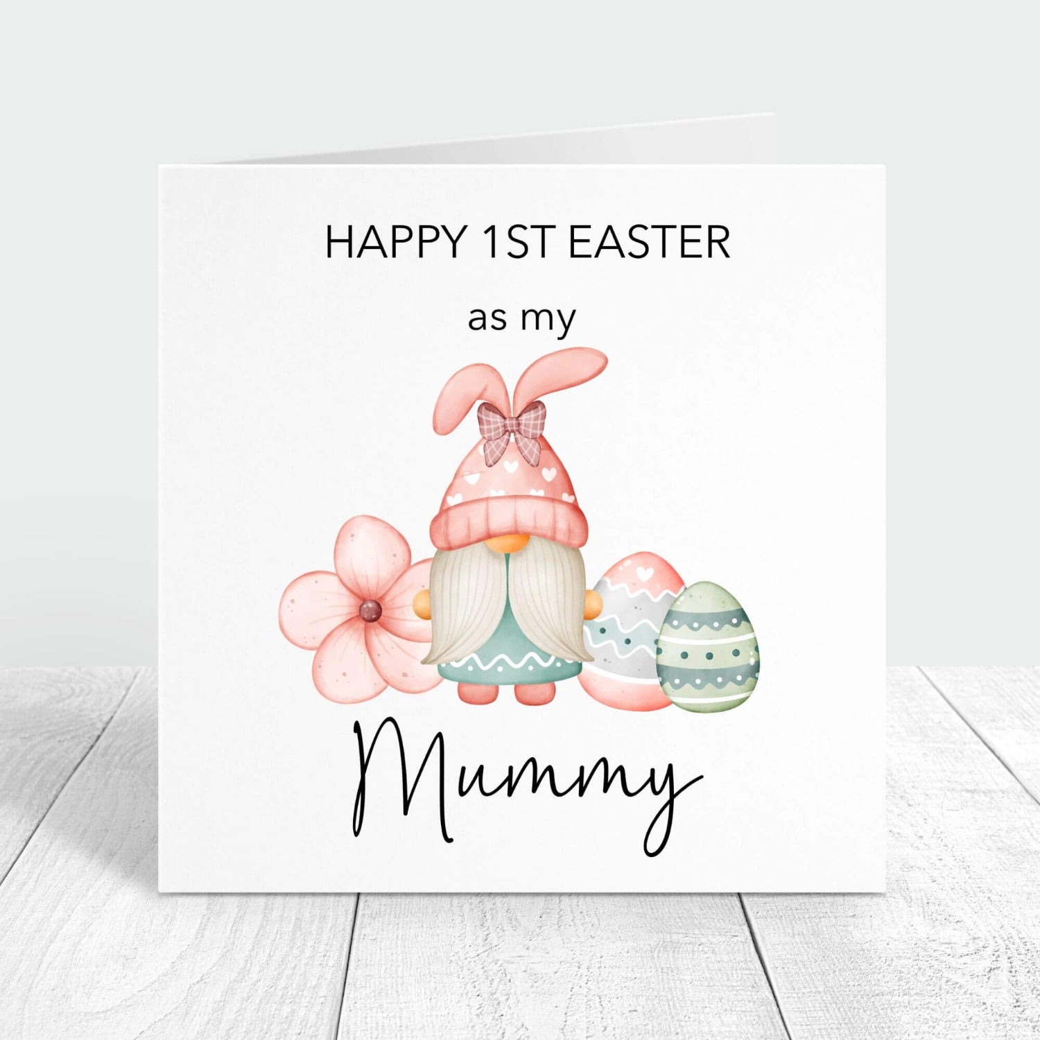 1st easter as my mummy gonk personalised card