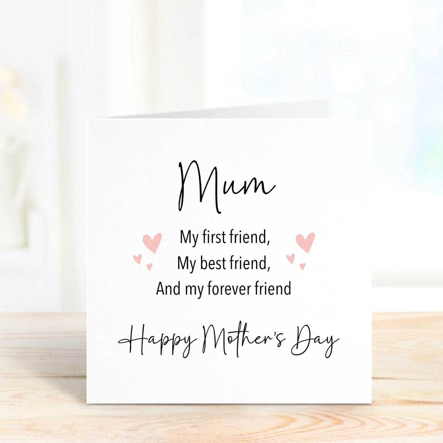 personalised mother's day card