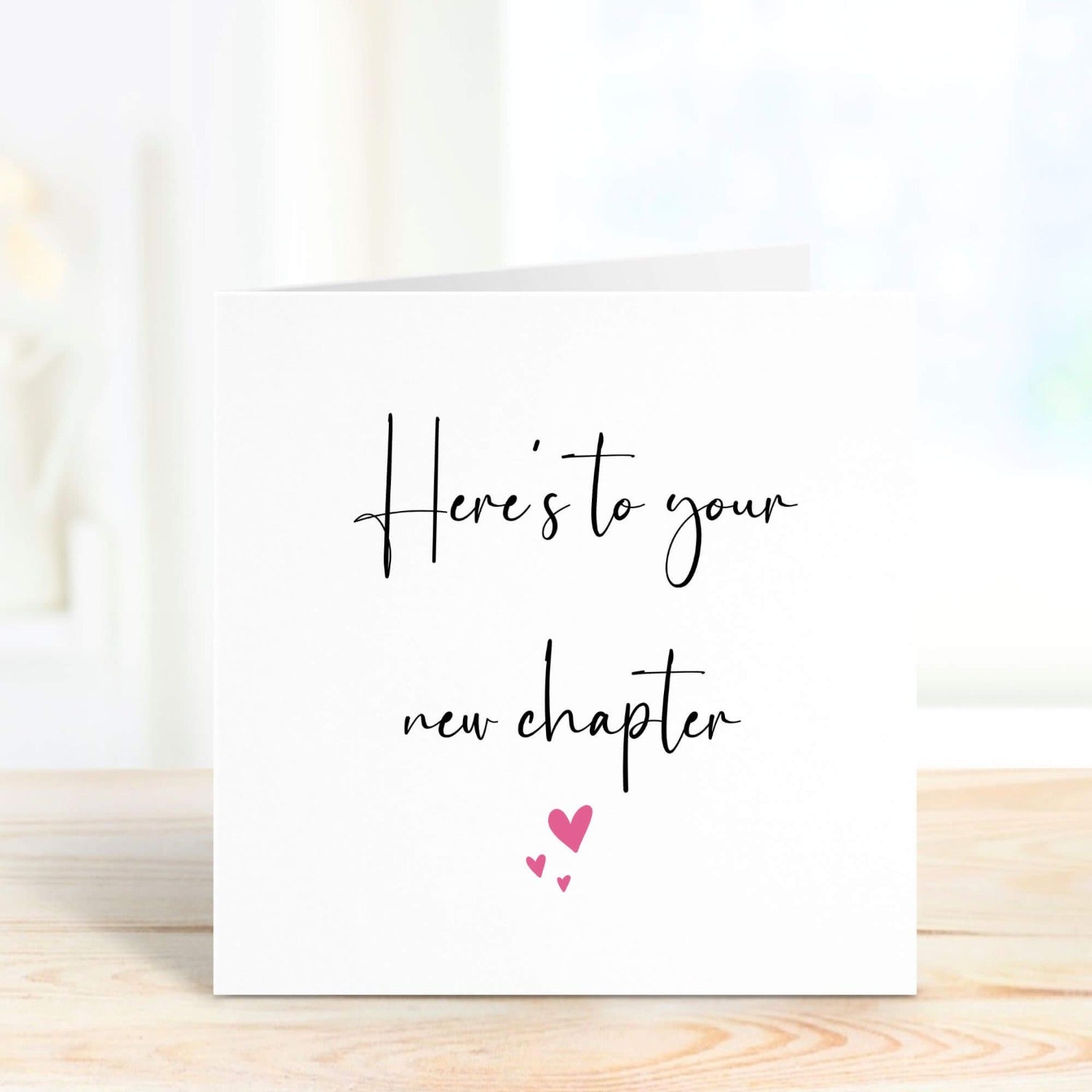 personalised card for new home or moving away