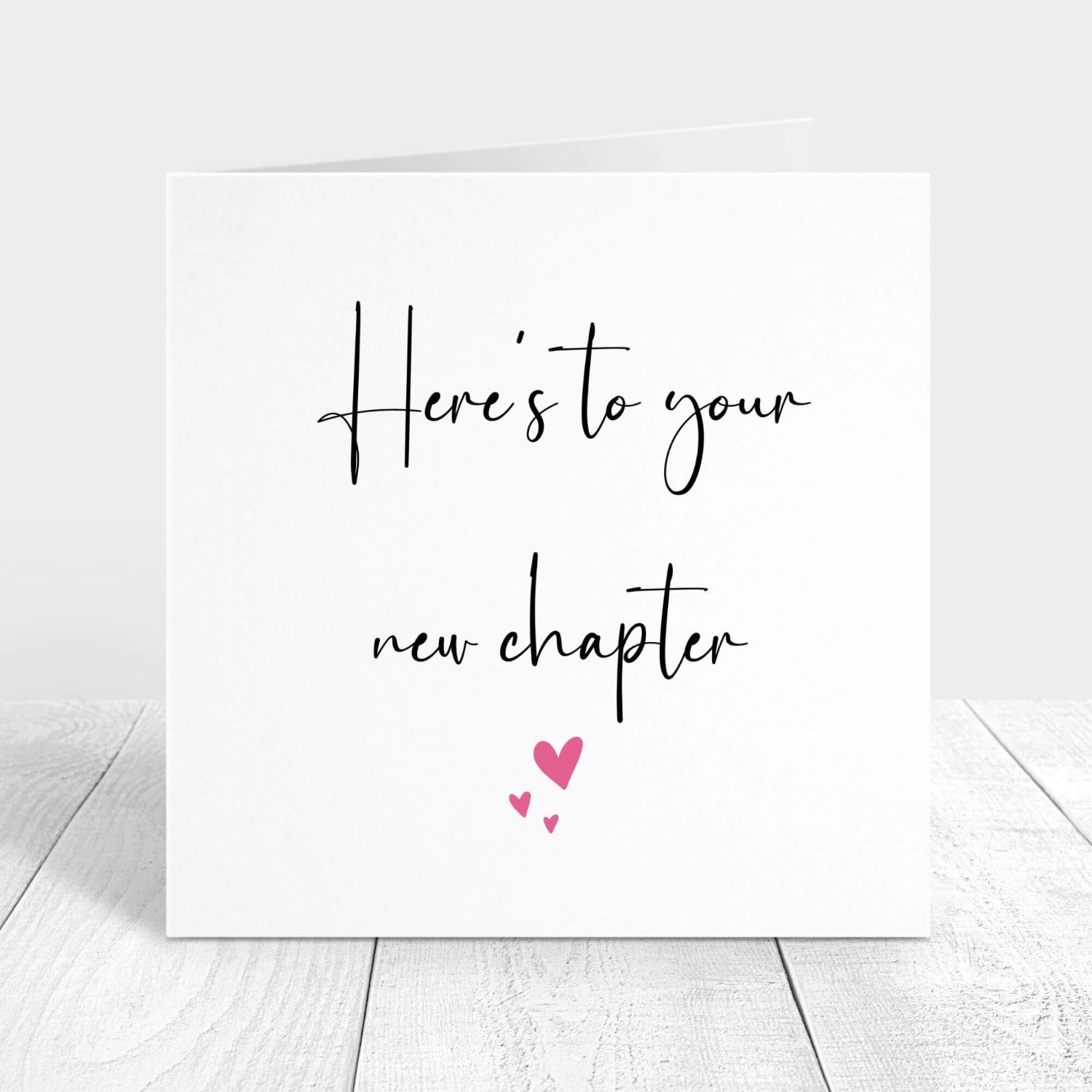 Here's your new chapter personalised card