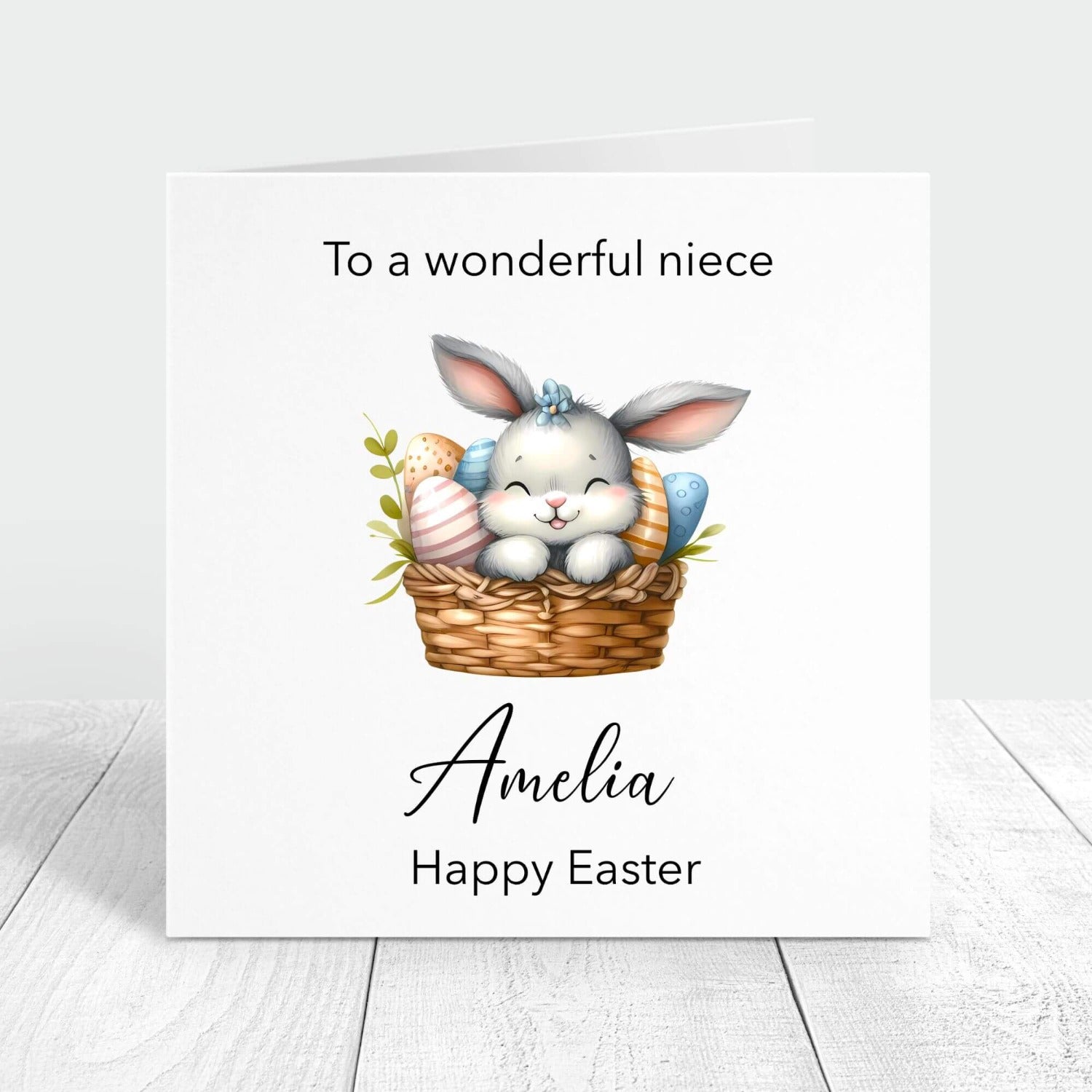 to a wonderful niece happy easter card