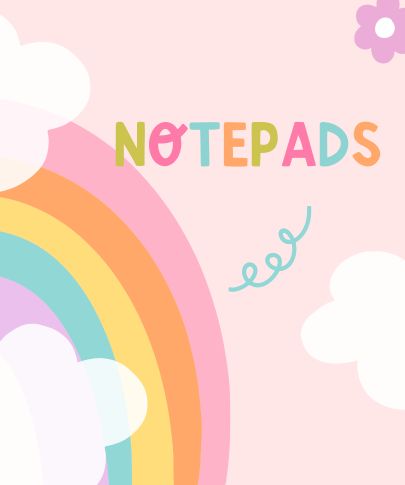 notepads banner for home page