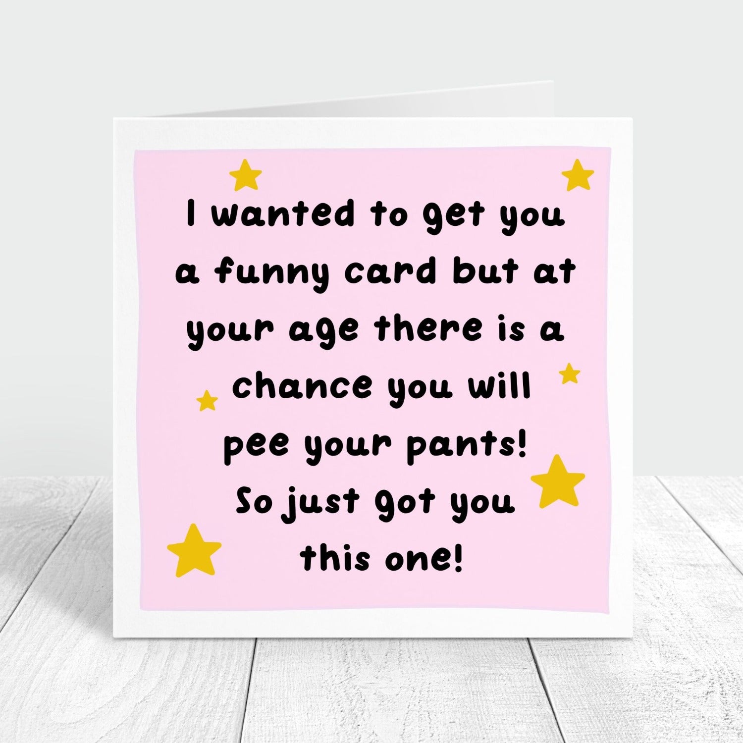 funny personalised birthday card for friends