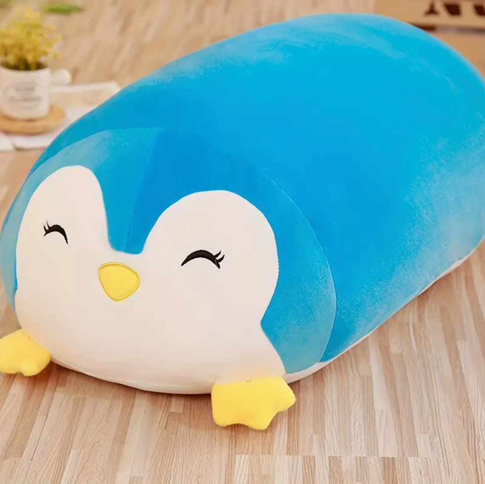 penguin pillow huggable toy