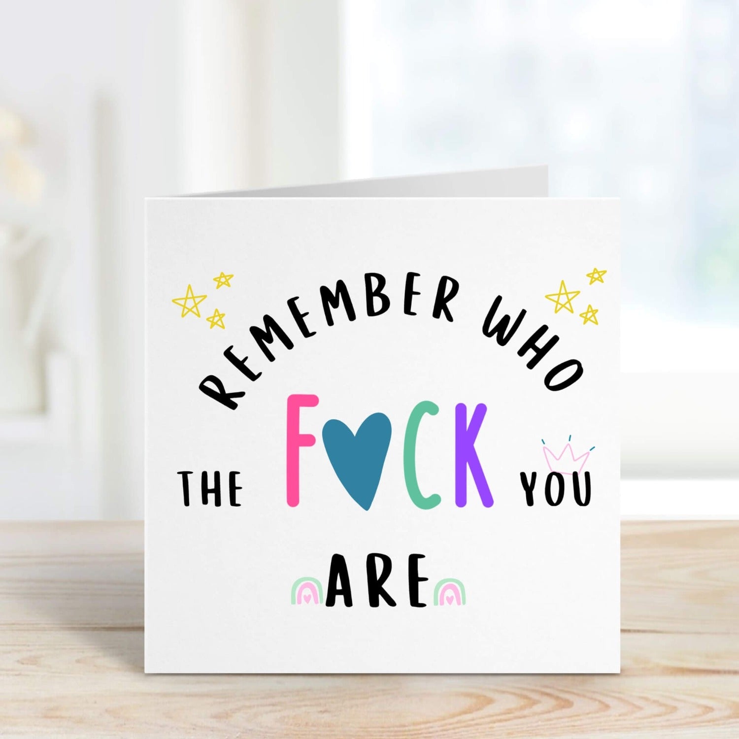 personalised positivity card