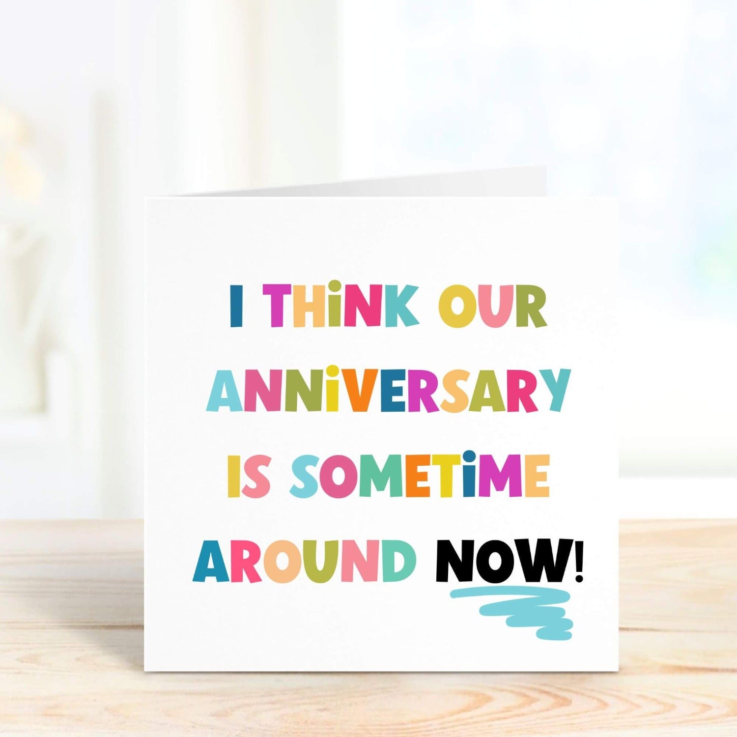 funny anniversary card for wife