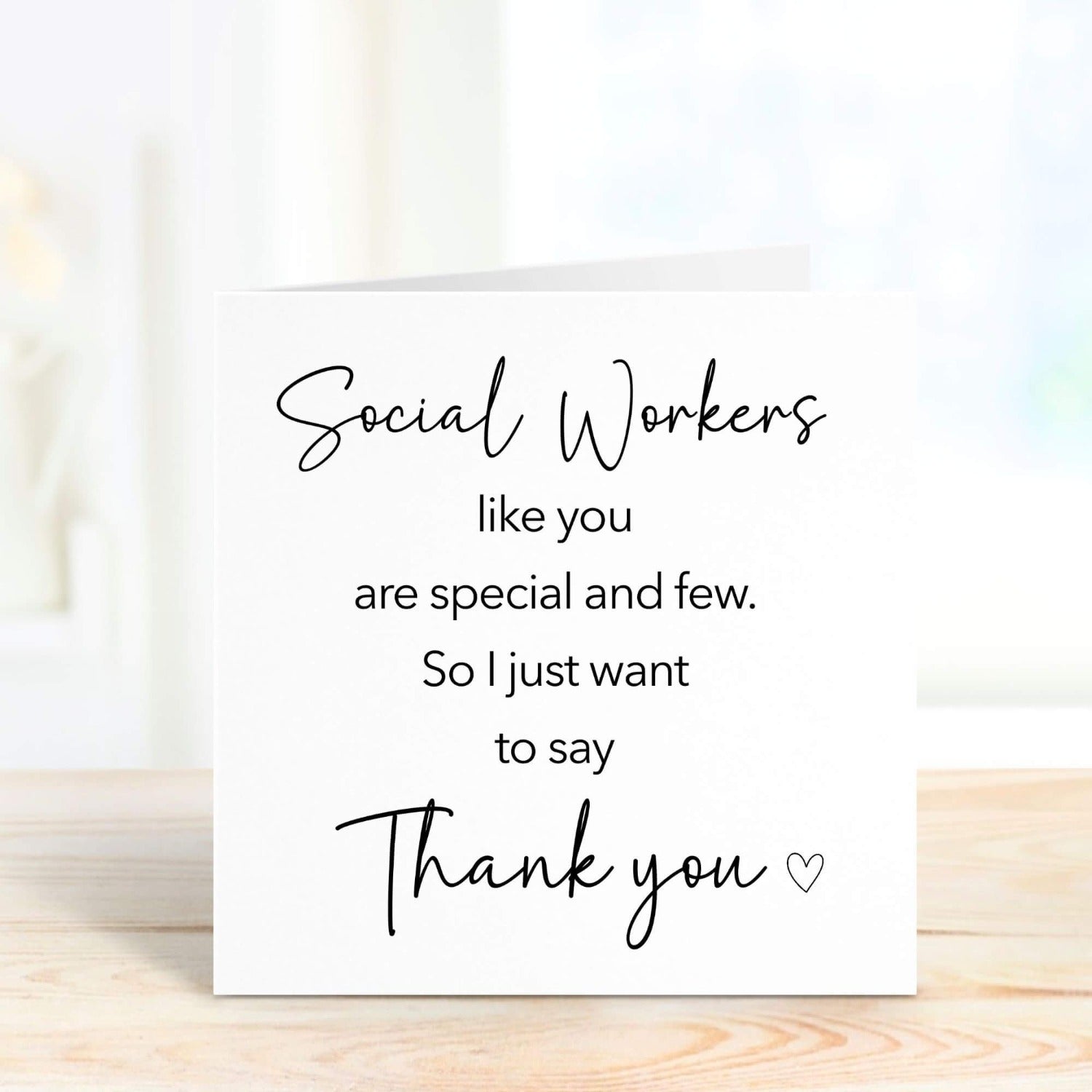 appreciation gift card for social workers