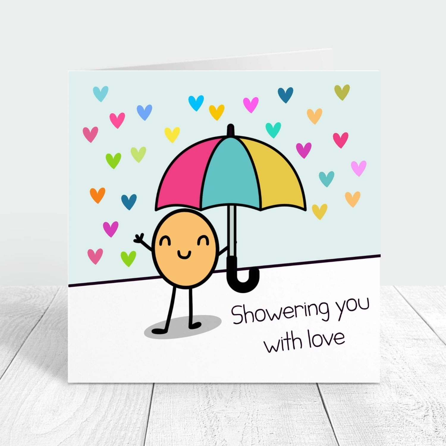 showering you with love personalised card