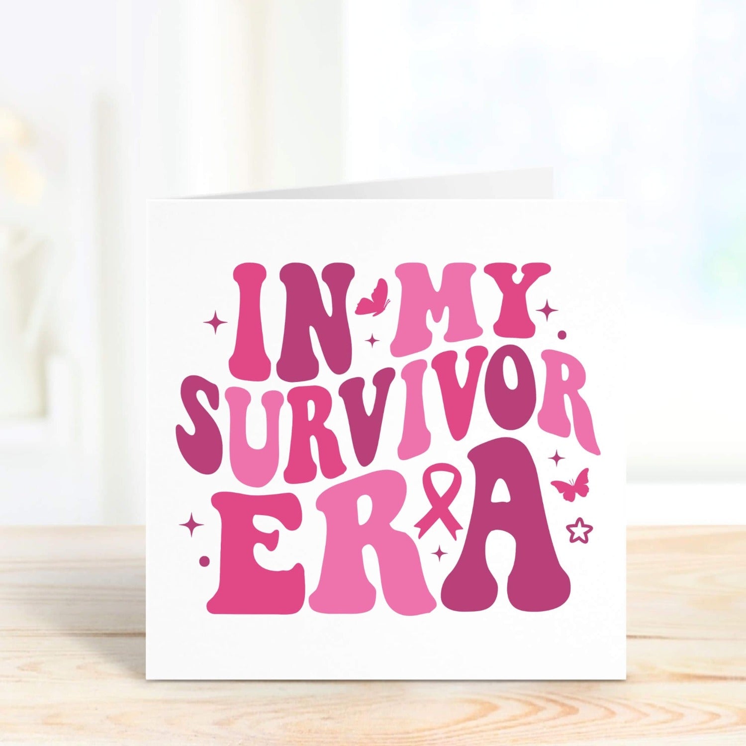 cancer survivor personalised card