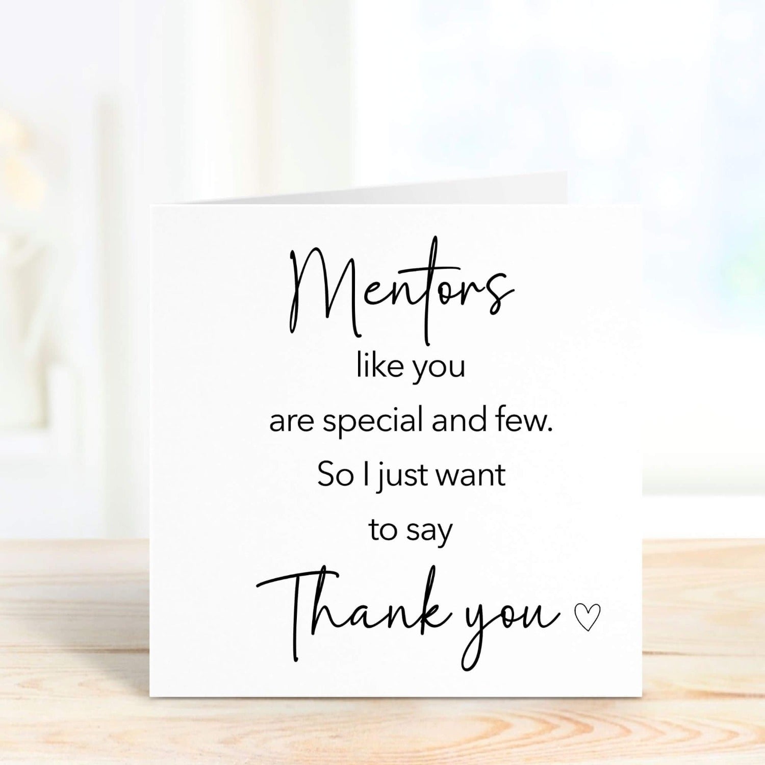 thank you card for mentors