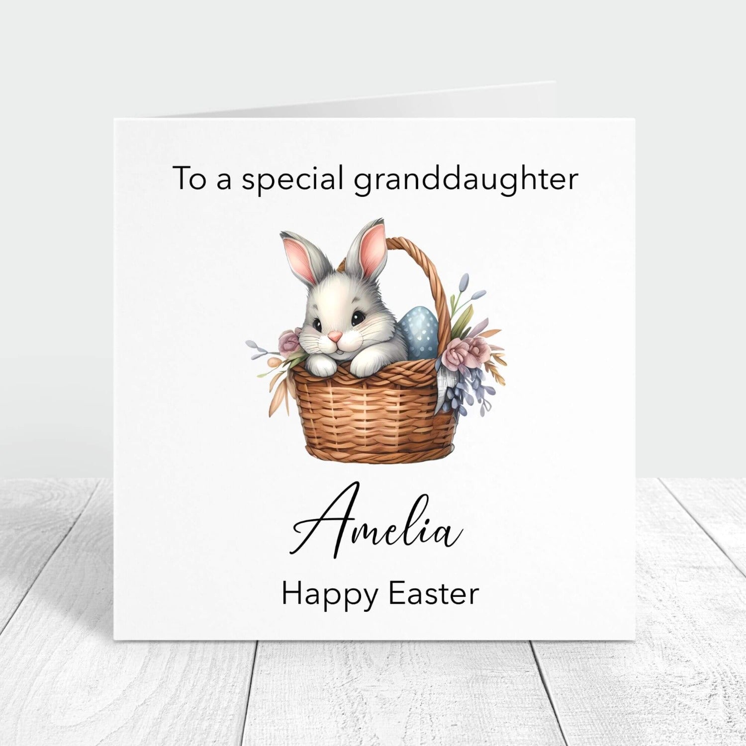 To a special granddaughter easter card